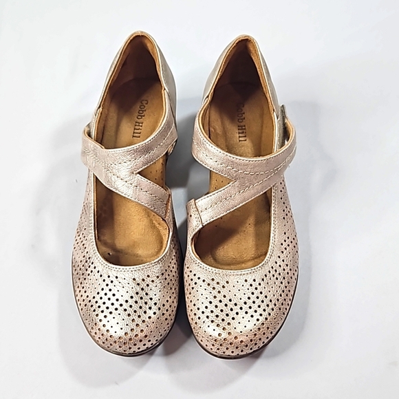 Cobb Hill Devyn Mary Jane Metallic Sz 6.5 - Picture 2 of 8